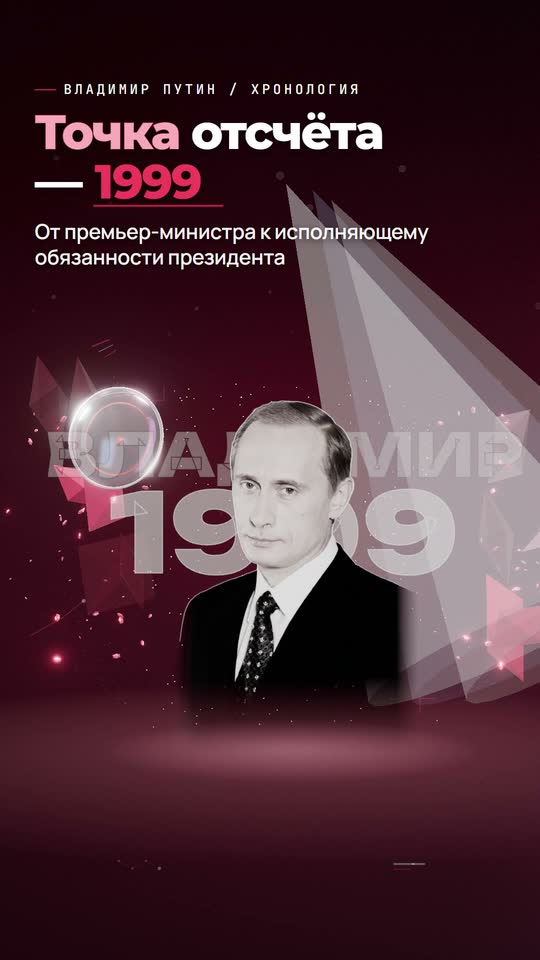 Владимир Путин: даты, должности и политическая хронология (1999–2024)
